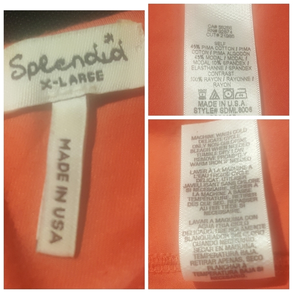 Splendid, Racer-back, Cotton Spandex, Tank Dress - Picture 4 of 4